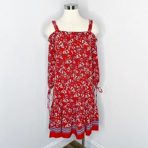 Julian Taylor cold shoulder summer dress